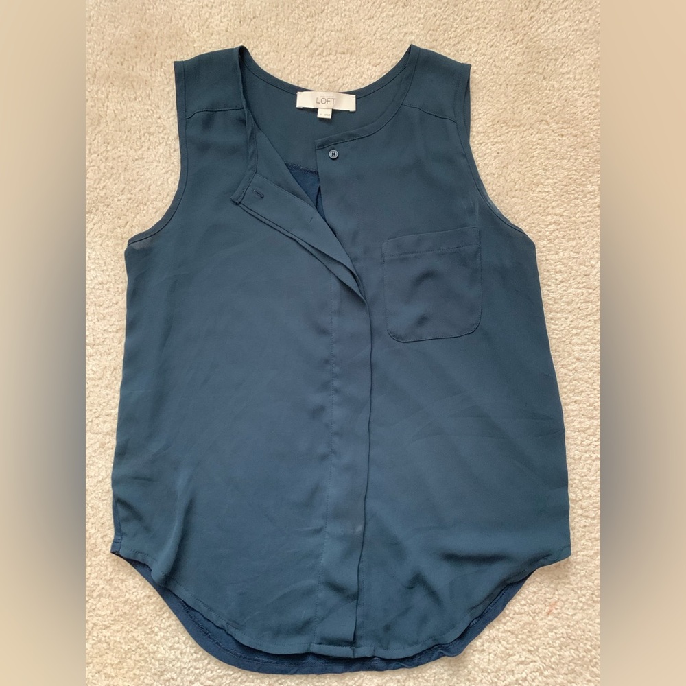 Loft Blue Top